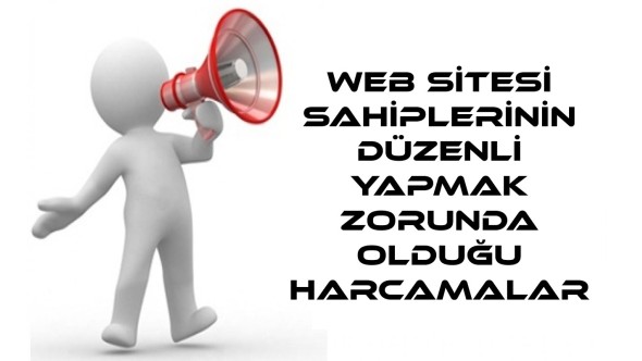 WEB SİTESİ SAHİPLERİNİN YAPMAK ZORUNDA OLDUĞU HARCAMALAR